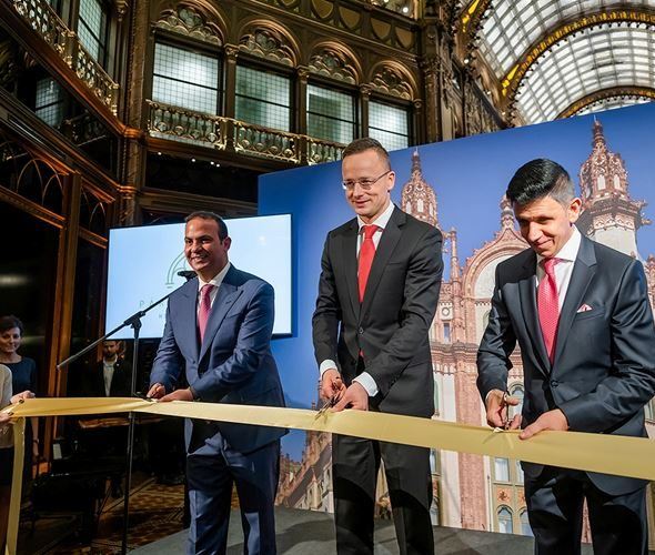 The Párisi Udvar Hotel Budapest has officially opened