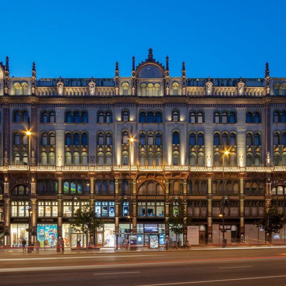 The Párisi Udvar Hotel Budapest won the Audience Award at the Architizer A + Award