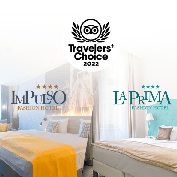 Impulso Fashion Hotel & La Prima Fashion Hotel Wins 2022 Tripadvisor Travelers’ Choice Award for Certificate of Excellence